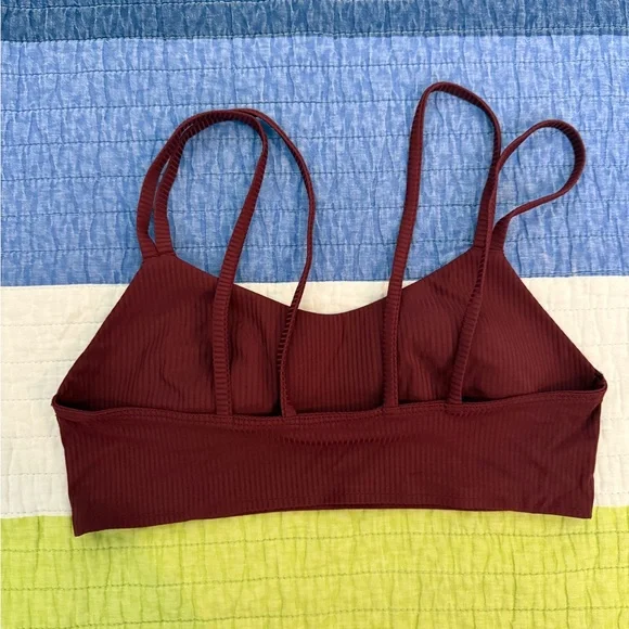 Lululemon - Like a Cloud Ribbed Bra *Light Support, B/C Cup Red Merlot - Picture 7 of 7